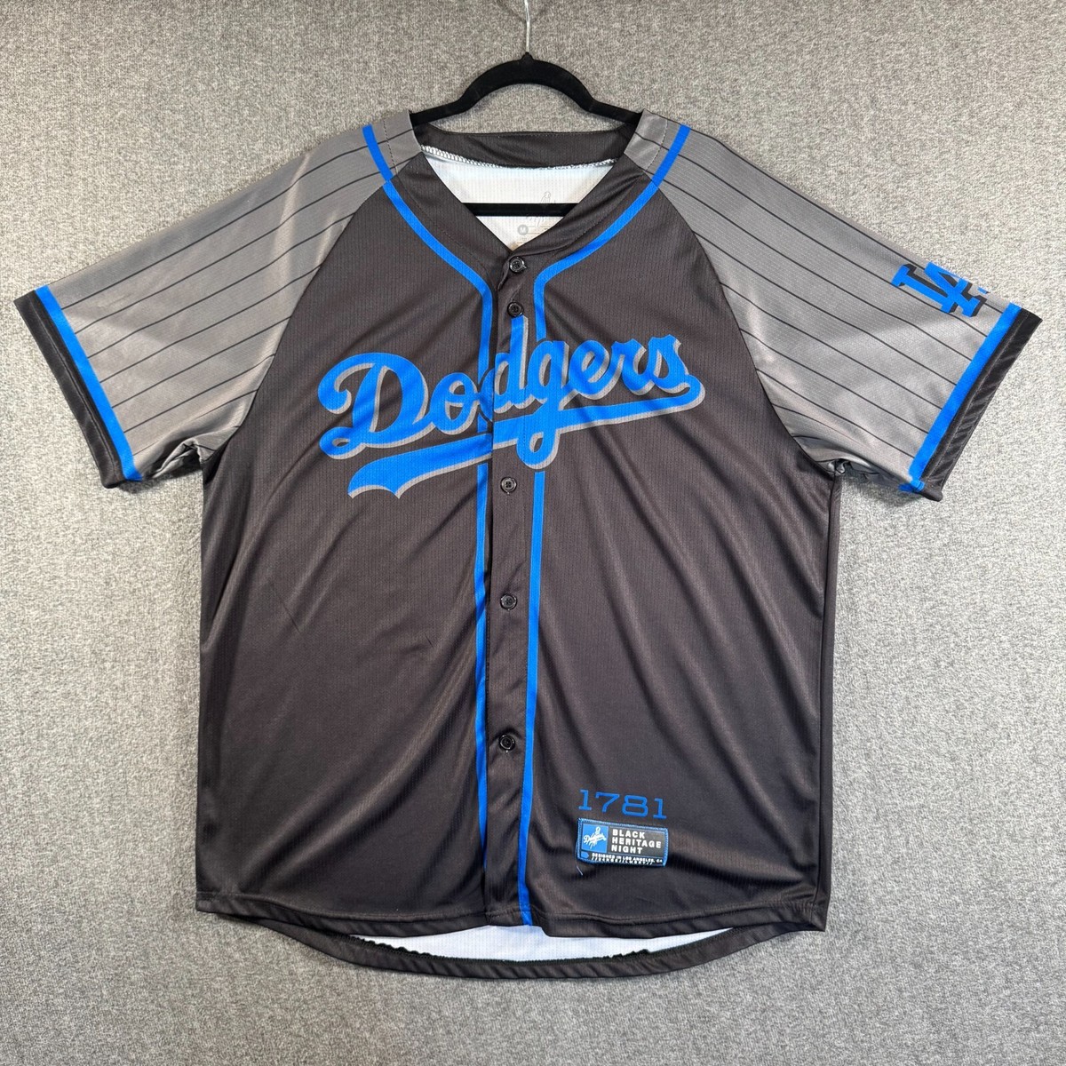 LA Dodgers Black Heritage Night Jersey Adult Medium 2024 SGA