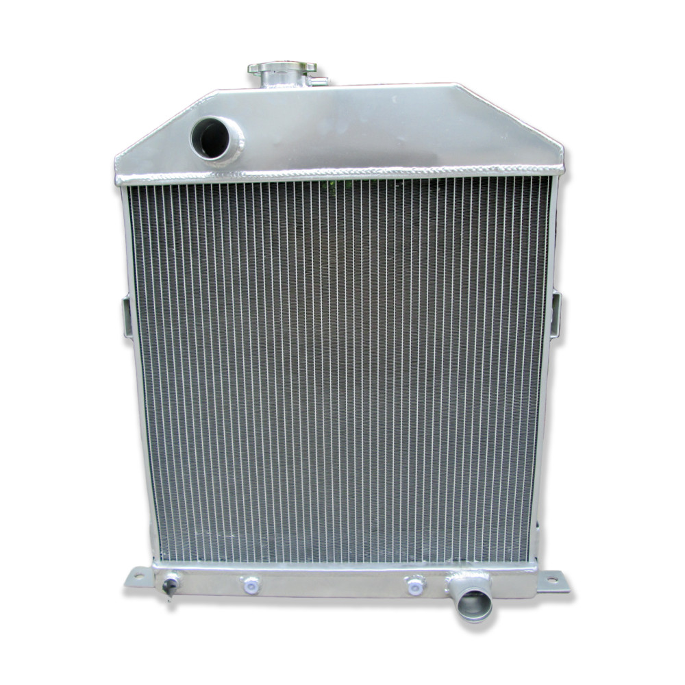 3 Row Aluminum Radiator for 1942-1948 1947 1946 Ford Mercury Coupe Chevy V8 AT