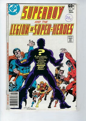 SUPERBOY and the LEGION of SUPER-HEROES # 239 (DC GIANT, MAY 1978), VF+