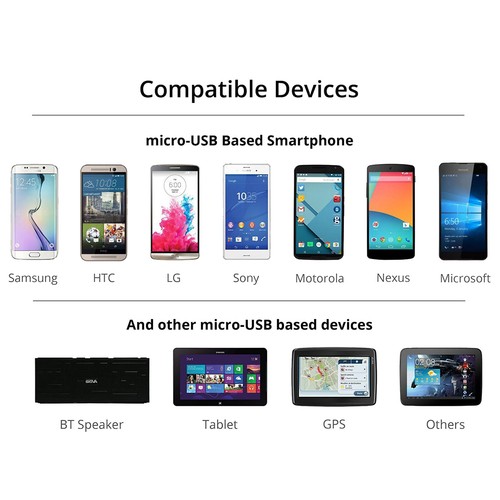 10FT USB 2.0 A Male to Micro B Male 5-pin Data Sync Charger Charging Cable Cord - 第 7/12 張圖片