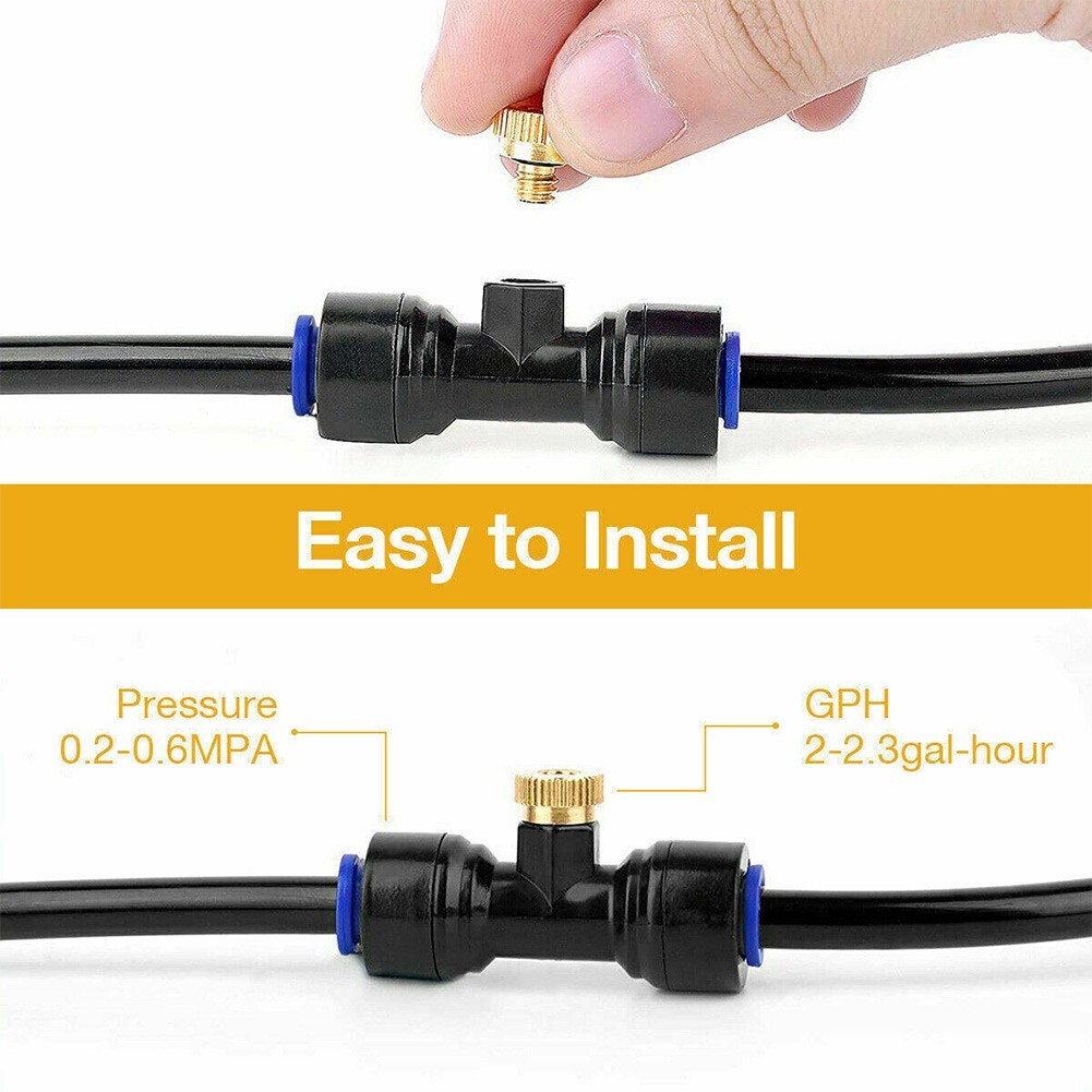 Efficient and Long lasting Brass Nozzles for Garden Sprinkler Mister