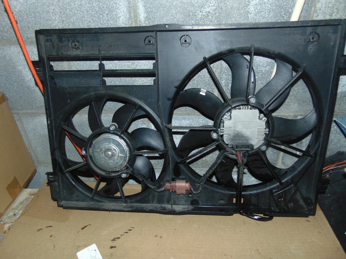 09 10 11 12 VOLKSWAGEN VW TIGUAN 2.0L TURBO COOLING FAN ASSEMBLY