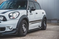 CUP Seitenschweller AnsäTze Schwarz FüR Mini Countryman JCW S R60 Schweller ABS