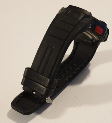 LORUS WATCH MODEL Z009-X012 Silicon Digital Sports Watch in Black Case & Band. - Picture 3 of 8
