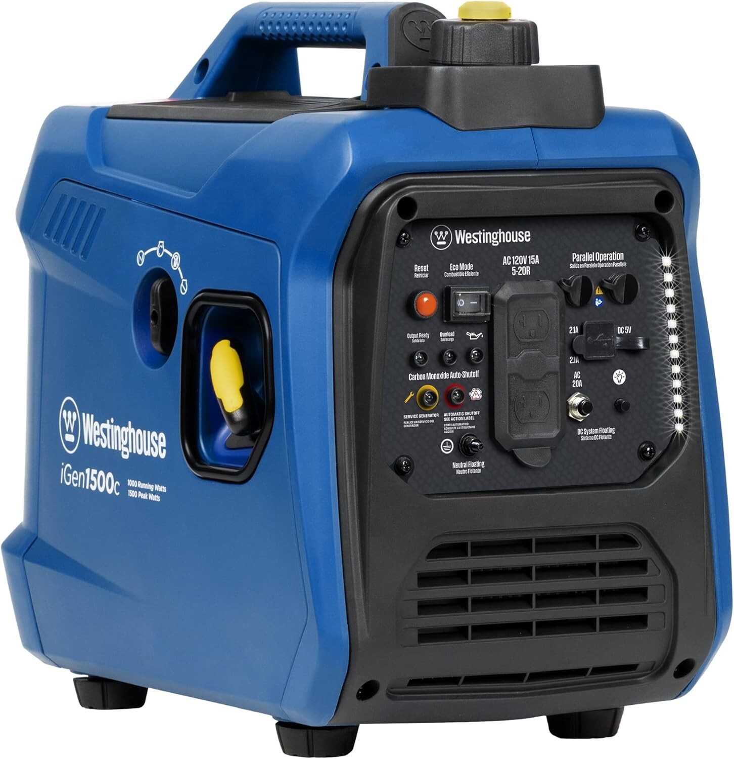 Westinghouse 1500 Peak Watt Super Quiet & Lightweight Portable Inverter Generato
