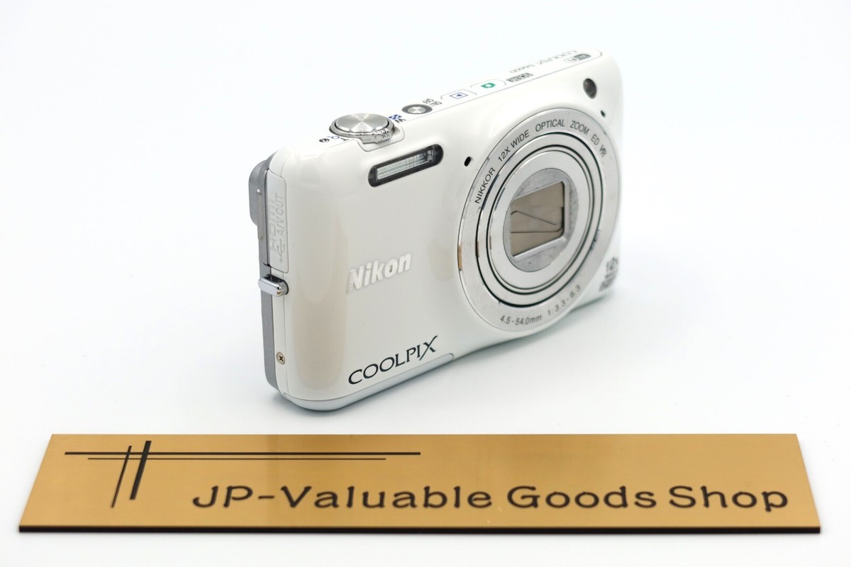 C] Nikon COOLPIX S6600 Compact Digital Camera Natural White 16.0