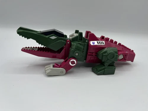 1987 Skullcruncher Hasbro Takara Transformer Crocodile Incomplete AS IS