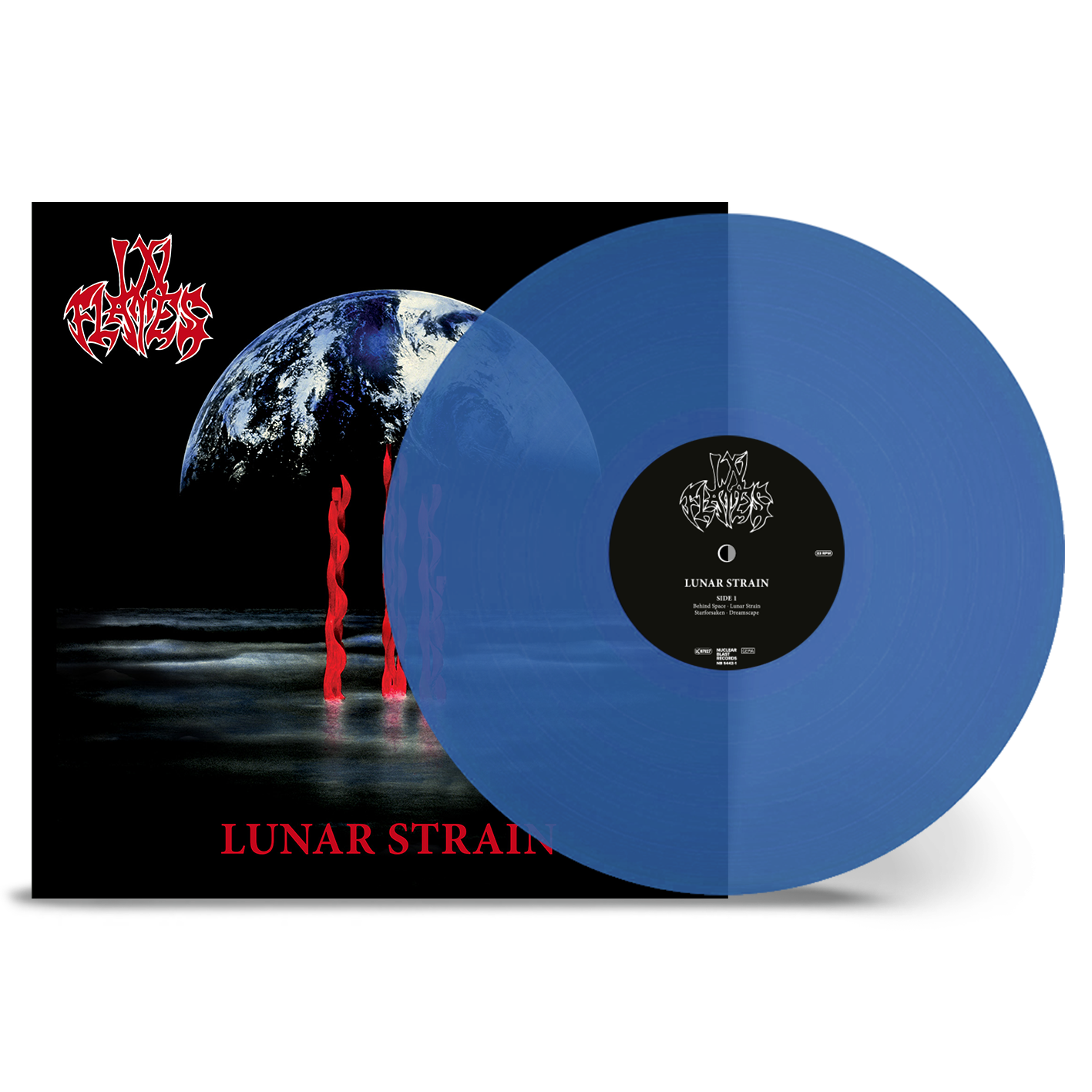 In Flames 'Lunar Strain' (30° anniversario) LP 180 g Vinile blu trasparente
