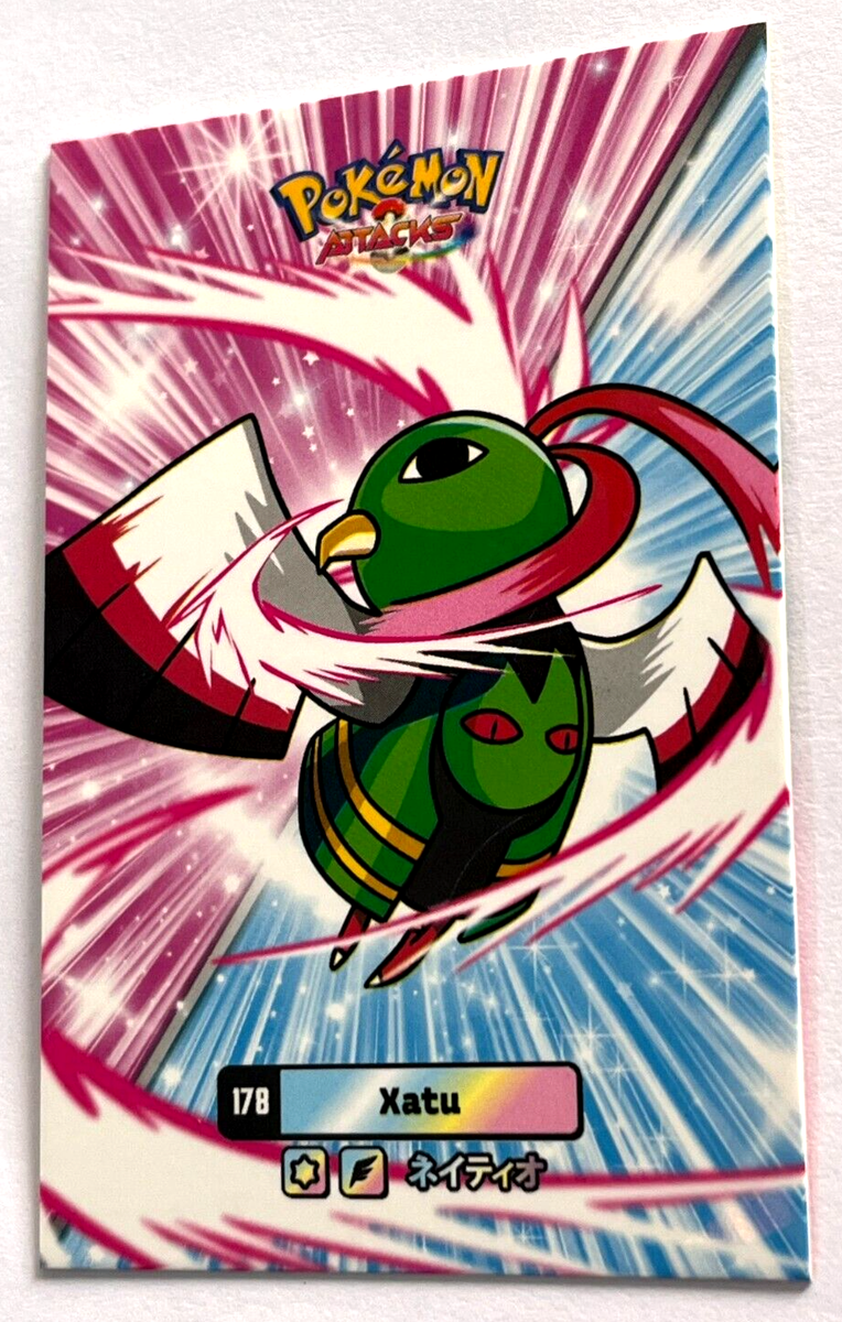 xatu pokemon card 072/182 - Paradox Rift 026/091 / Rare Card Type / HP / Stage 2025 POKEMON ATTACK 2 DATABASE