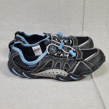 Body Glove Hybrid Water Shoes Womens 6 Black Silver Blue Slip On Athletic