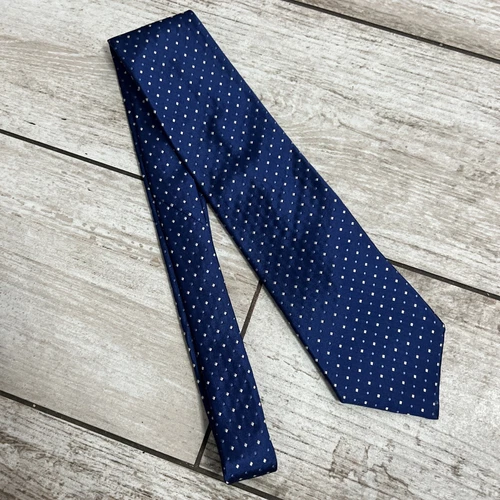 VINTAGE Brooks Brothers Tie Blue Silk Makers Made In USA 4" NEW $62