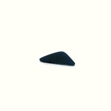 0.64ct Loose Flat Cabochon Triangle Genuine Black Onyx 12 x 6.5mm