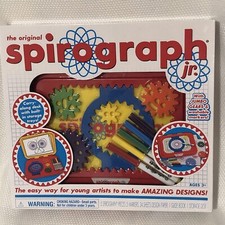 Spirograph Jr. Jumbo Sized Gears Classic Retro Toy For Spiral Drawing Art Design