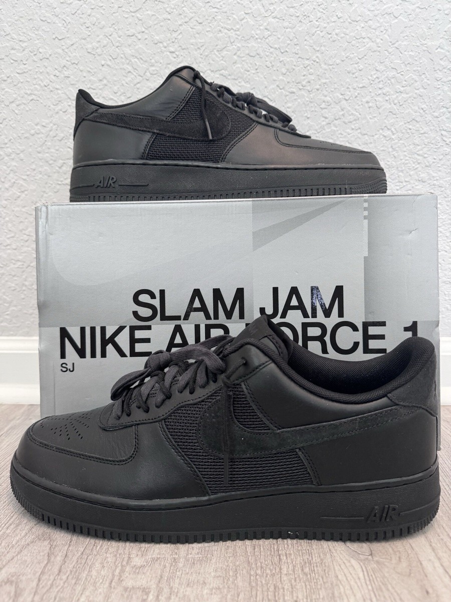 Nike Air Force 1 x Slam Jam Mens Shoes 'Black Off Noir' DX5590-001