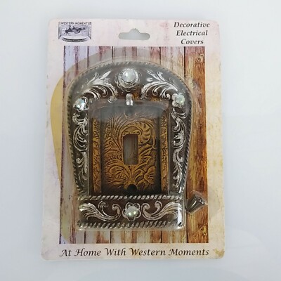 Western Moments Cowgirl Home Decor Switchplate Electrical Cover Belt Buckle