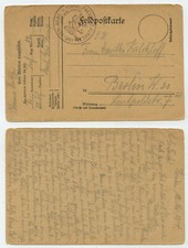 97410 - Feldpostkarte ohne Datumstempel - 12.11.1914 nach Berlin