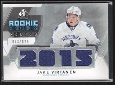 2015-16 SP Game-Used #RP-JV Jake Virtanen Rookie Phenom Relics /125