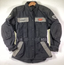 First Gear Women’s Small Kilimanjaro Motorcycle Jacket Snowmobile Black Hypertex