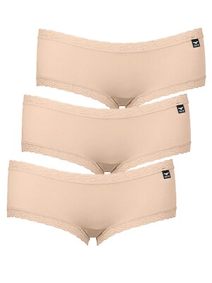like it! Olivia 6006 137 0 0 3er Pack Damen Panty in 3 Farben