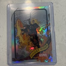2025 Topps Chrome Marvel #183 Ghost Rider Refractor