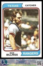 1974 Topps #466 Dick Billings Texas Rangers 74TB