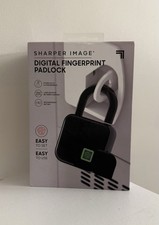 Sharper Image Digital Fingerprint Padlock Brand New In Box