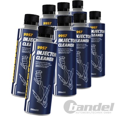 8x250 ml MANNOL INJEKTOR CLEANER MN9957 BENZIN-EINSPRITZSYSTEM-REINIGER ADDITIV