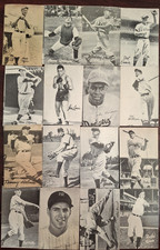 1947 Bond Bread 16 card lot Robinson Williams Musial Rizzuto Joe Louis Feller