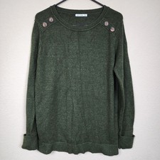 Pink Clover XL Dark Green Sweater