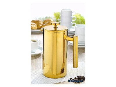 Esmeyer Melina Gold French Press Kaffeebereiter Edelstahl 1L Kaffee - Neu
