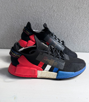 Adidas NMD R1 V2 Paris Knit Mesh Sneaker Freizeit Laufschuhe Herren US9 | UK 8,5