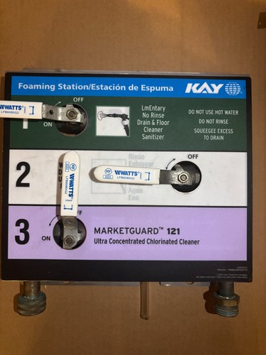 KAY Foaming Station MarketGuard 121 Chemical Dispens Ecolab Food Service Sanitiz