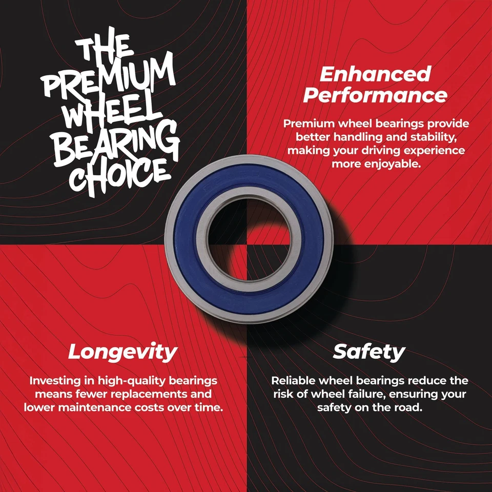 All Balls 25-1392 Rear Wheel Bearing Seal Kit For Suzuki SV1000S 03-07 - Image 3 of 4