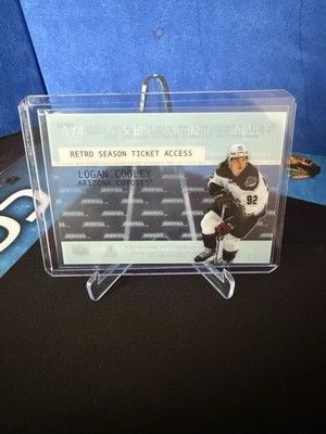 23-24 UD Credentials 1997 Season Ticket Acetate 1997-LC Logan Cooley