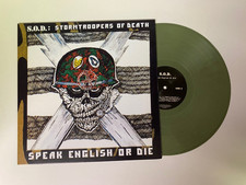 S.O.D. Speak English Or Die LP Record Camo Green & Red Color Vinyl 45rpm NEW