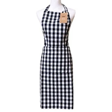 The Good Cook Kitchen Apron Gingham Check Unisex Classic Cotton