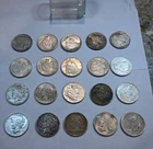 MIXED DATE  Peace Silver Dollar roll of 20 VG to AU