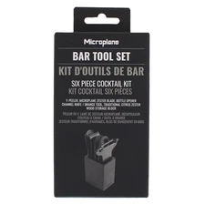 Microplane Bar Tools Set, KIT D'OUTILS DE BAR (KIT COCKTAIL 6 PIECES) MSRP $110