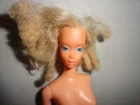 Vintage 1975 Mattel Deluxe Quick Curl Barbie As Is for parts missing arm