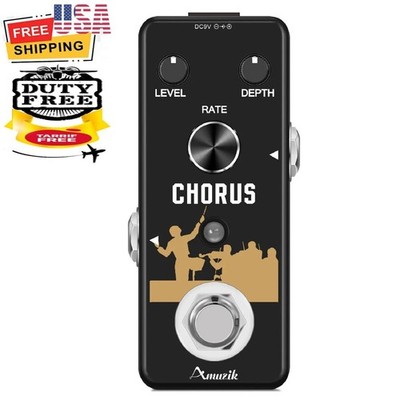 Amuzik Chorus Guitar Effect Pedal Analog Chorus BBD Circuit