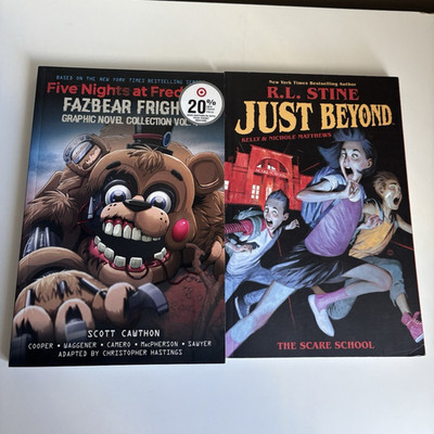 Fazbear Frights Vol 4 + R.L. Stine Just Beyond: The Scare School (2)
