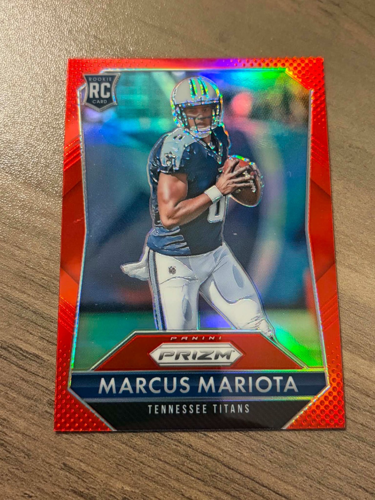 MARCUS MARIOTA 2015 PRIZM RED PRIZM ROOKIE #264 COMMANDERS 