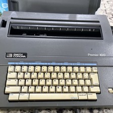 Smith Corona Premier 100 5A Electric Typewriter With Cover- Works thumbnail