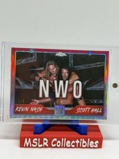 Kevin Nash Scott Hall NWO 1/5 Topps Chrome WWE Red SSP Rare Tag Team