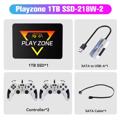 Playzone Gaming Console 1TB with 16000 Emulator Games +86 PC Games