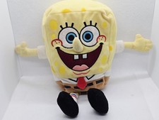Vtg TY 2006 Spongebob Squarepants Plush Stuffed Animal Nickelodeon Viacom Discon