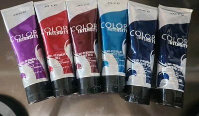 Joico Color Intensity Semi-Permanent Hair Color| 6 Full NEW tubes Of Color