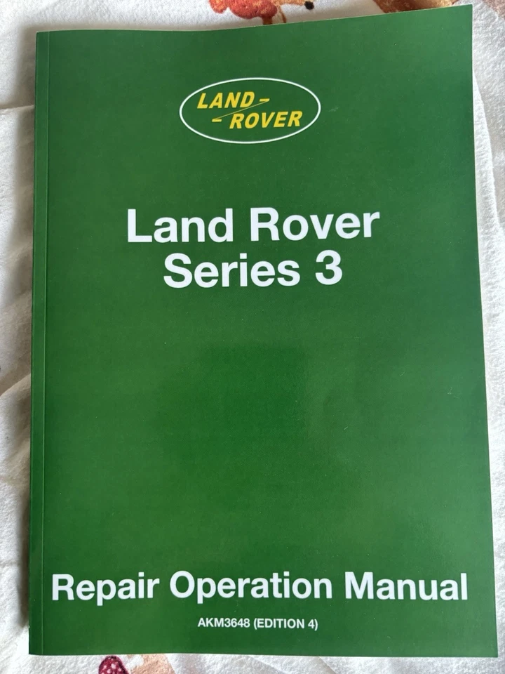 Set Of 3 Land Rover Series 3 Repair / Maintenance Manuals - Image 3 of 4
