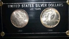 1888 Morgan Dollar 1988 American Eagle BU 100 Years of Silver Dollars