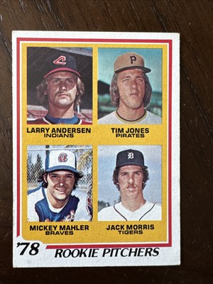 1978 Topps - Rookie Pitchers Jack Morris, Larry Andersen, Tim Jones #703 (RC)